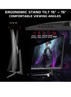 TWISTED MINDS 32 inch Supreme Series, (2560 x 1440p) FHD VA, 240Hz Refresh Rate, 0.5ms Response Time, HDR, 2.1 HDMI, Console Ready, G-sync Compatable TM32QHD240VA Black  - Image 5