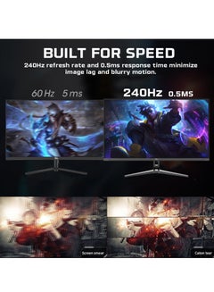 TWISTED MINDS 32 inch Supreme Series, (2560 x 1440p) FHD VA, 240Hz Refresh Rate, 0.5ms Response Time, HDR, 2.1 HDMI, Console Ready, G-sync Compatable TM32QHD240VA Black  - Image 3