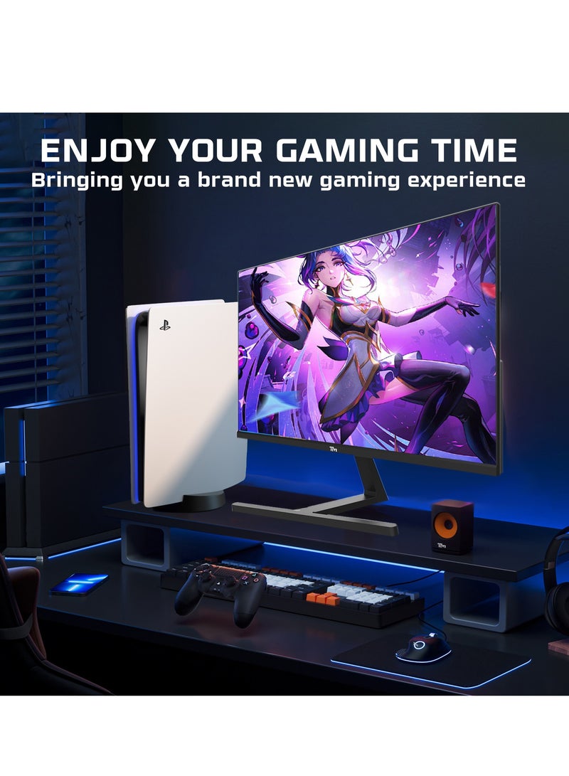 تويستيد مايندز - شاشة الألعاب TM24FHD180IPS Blaze Series مسطحة بحجم 23.8 بوصة، دقة 1920x1080p FHD، لوحة IPS، معدل تحديث 165/180 هرتز، زمن استجابة 0.5 مللي ثانية، HDMI 2.1، HDR مع مكبرات صوت مدمجة شاشة قيمنق - Image 1