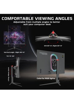 TWISTED MINDS 27 inch  Supreme Series, ( 1920x1080p) FHD IPS, 280Hz 0.5ms Gaming Monitor, HDMI 2.1, HDR, Console Ready, G-sync Compatable  TM27FHD280IPS Black  - Image 4