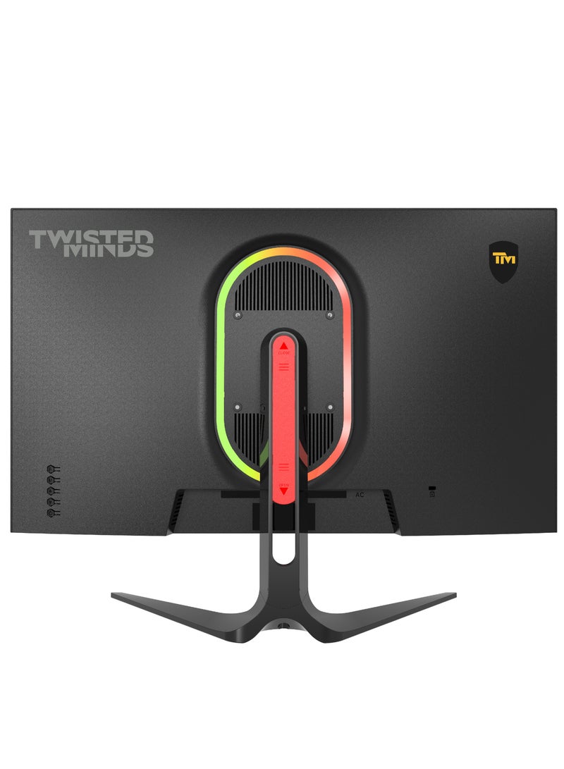 TWISTED MINDS - 27 inch QHD Blaze Series (2560x1440p) IPS 180Hz 0.5ms Gaming Monitor, HDR Black Gaming Monitor, HDMI 2.1, Console Ready, G-sync Compatable, TM27QHD180IPS Black - Image 1