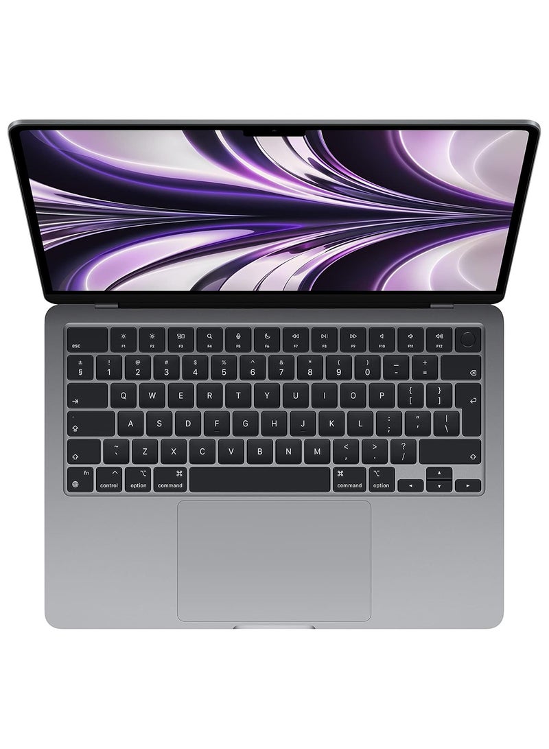Apple Renewed - MacBook Air MLXW3  (2022) With 13.6-Inch Display,Apple M2 Chip/8-Core CPU And 10-Core GPU/8GB RAM/256GB SSD/MacOS English Space Grey - Image 4