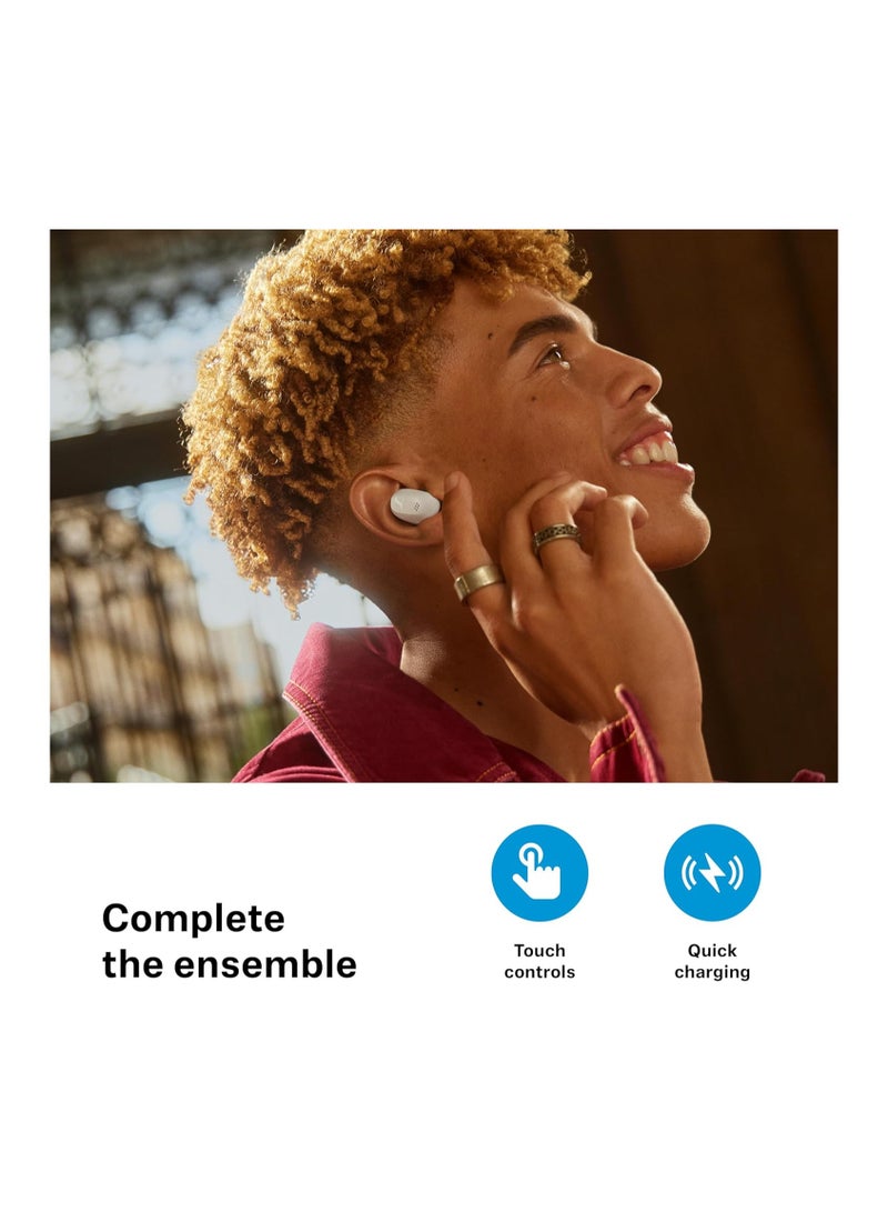 Sennheiser - Accentum True Wireless Earphones - Crystal Clear Sound With Hybrid Anc, Ergonomic Design, 28 Hours Battery Life, Touch Interface And Two Microphone System For Calls Black - Image 1