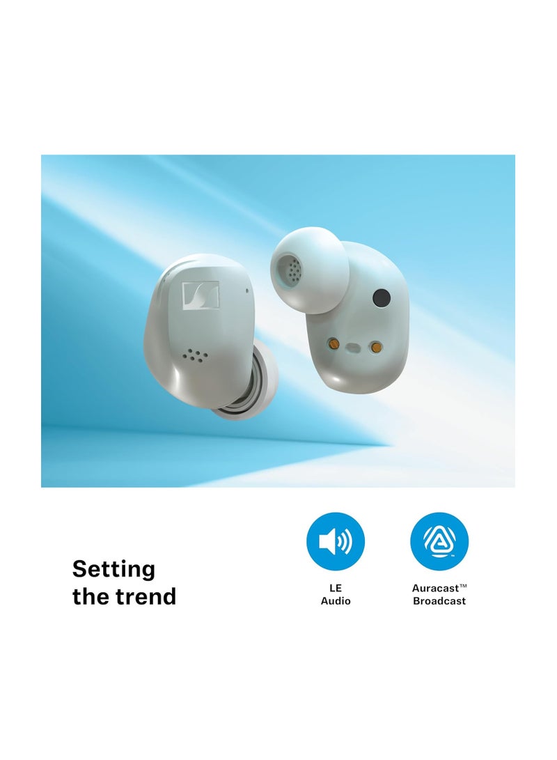 Sennheiser - Accentum True Wireless Earbuds - Highly Comfortable, Ergonomic Design And 28 Hours Battery Life For All Day - Crystal Clear Sound With Hybrid Anc And Touch Interface White - Image 1