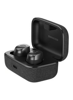 Momentum True Wireless 4 Smart Earbuds Bluetooth 5.4, Crystal Clear Sound, Ergonomic Design, 30 Hours Battery Life, Adaptive ANC Black Graphite