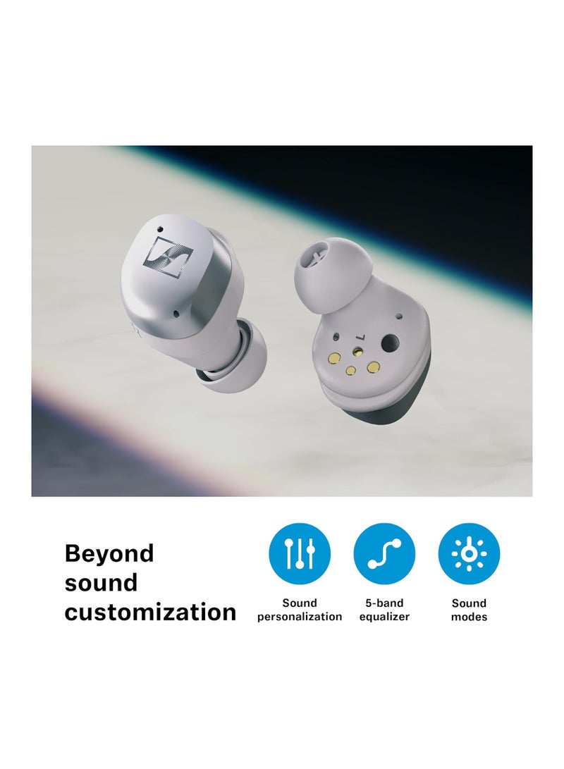Sennheiser - Momentum True Wireless 4 Smart Earbuds Bluetooth 5.4, Crystal Clear Sound, Ergonomic Design, 30 Hours Battery Life, Adaptive ANC Black Graphite - Image 1