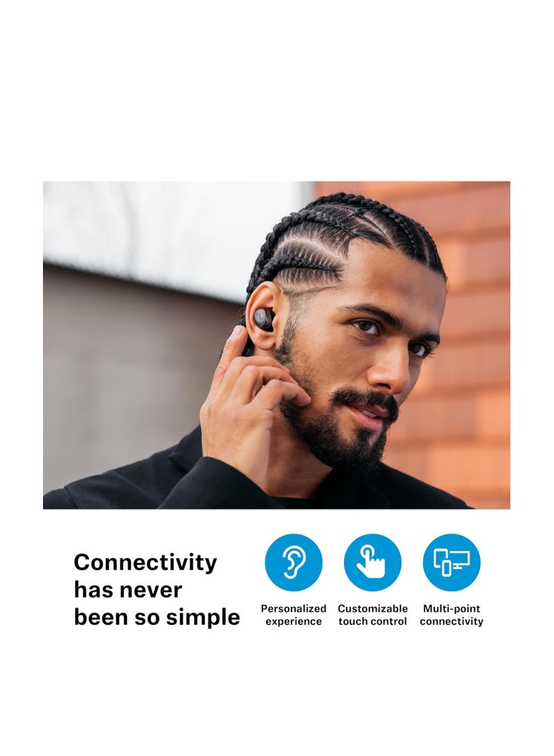 Sennheiser - Momentum True Wireless 4 Smart Earbuds Bluetooth 5.4, Crystal Clear Sound, Ergonomic Design, 30 Hours Battery Life, Adaptive ANC Black Graphite - Image 1
