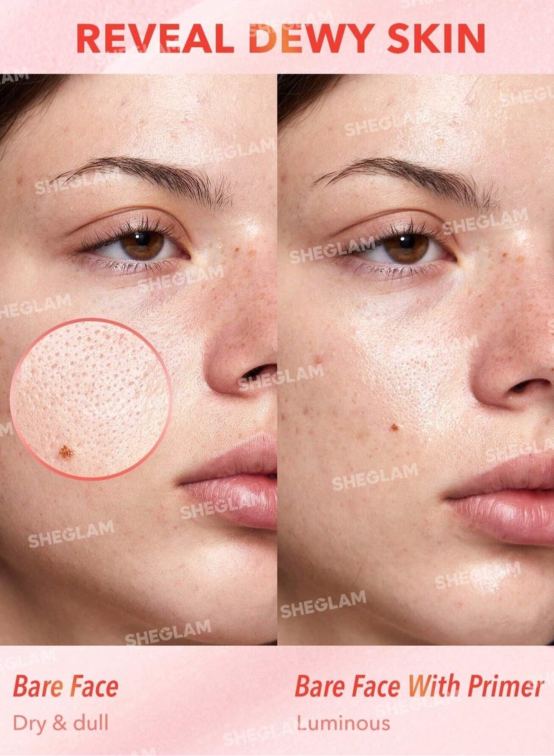 شيجلام Melon Melt Niacinamide Serum Primer Pink  - Image 3