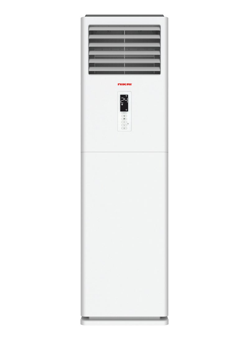 نيكاي - 4 Ton Floor Standing AC  -  Rotary Compressor, Heat & Cool, T3 Climate, High Efficiency, R410 Refrigerant Air Conditioner, Best for Masjid, Home Office and Big Hall NFAC48156HCI24 White - Image 1