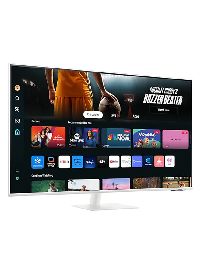 Samsung 43" Smart Monitor M7 M70D UHD White - Image 4