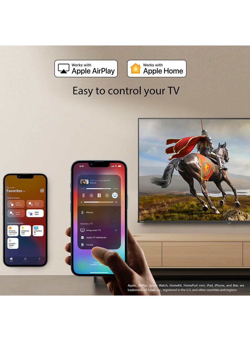 55 Inch 4K UHD Smart WiFi TV DLED, VIDAA U7,HDR-Dolby Vision, Apple AirPlay, Voice Command and HDR Game Mode Plus, Bluetooth- 55C350N Black - pnsku/N70115162V/45/_/1727775018/91e0b6a7-9a78-47d0-84aa-f15c48ed0549