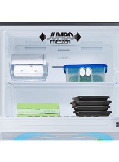 باناسونيك 650 Litres Net Capacity, 2-Door Top Mount Freezer with Jumbo Freezer, Dual Crisper,Inverter with Humidity Control, Surround Cooling, Inverter NR-BC833MSAE Silver  - Image 4