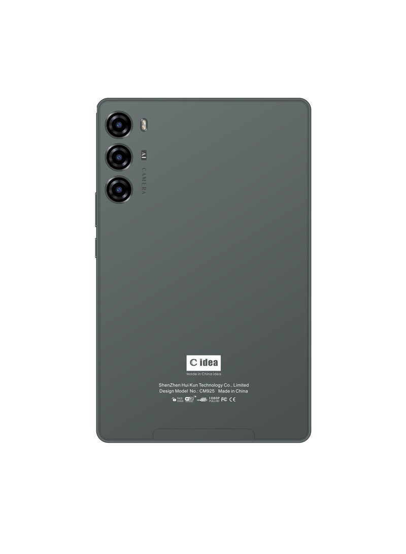 C idea - 9" Smart Tablet PC Android Kids Tab IPS Display Single SIM 5G LTE 8GB RAM 256GB ROM WiFi Zoom and Tiktok Supported with Protective Case (Black) - Image 1