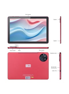 C idea 10.1 Inches Tablet,Android Tab,5G Tablet Dual SIM 8GB Ram 512GB Rom,10000mAh Battery With Bluetooth Keyboard,Mouse and Stylus  - Image 4