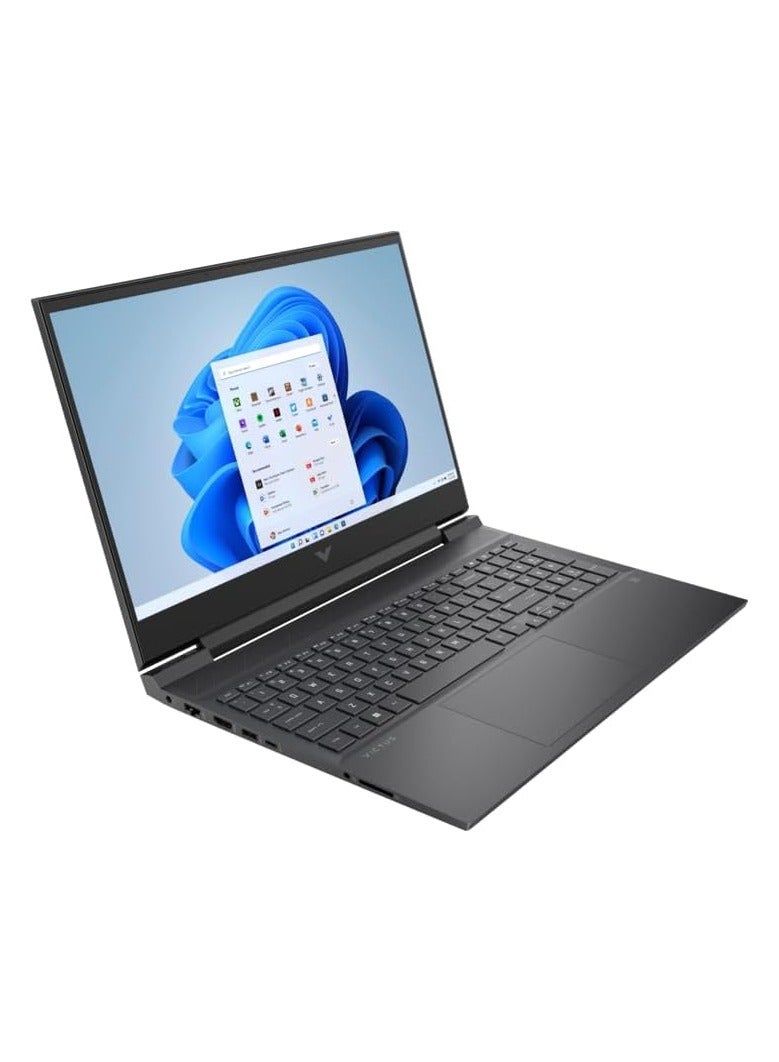 HP Victus 15-fa1043ne Gaming Laptop - 13th Intel i5-13500H 12-Cores, 6GB GDDR6 NVIDIA GeForce RTX 3050 Graphics, 8GB RAM, 512GB SSD, 15.6" FHD (1920x1080) 144 Hz IPS, Backlit Keyboard - Mica Silver English/Arabic ‎Mica Silver - Image 2