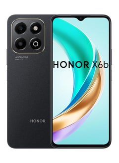 Honor X6b Dual SIM 6GB RAM 128GB Midnight Black 4G - International Version  - Image 1