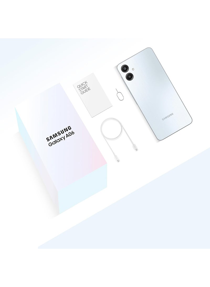 Samsung - Galaxy A06 4G Dual SIM Light Blue 6GB RAM 128GB - Middle East Version - Image 1