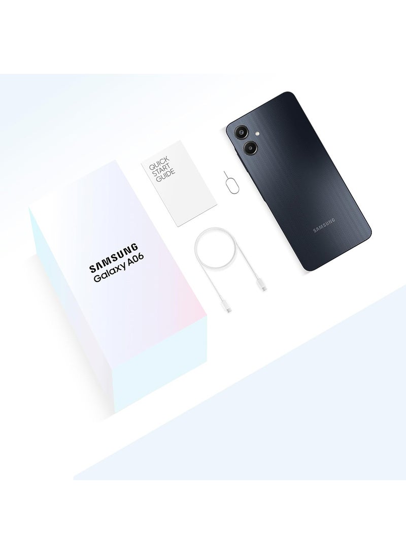 سامسونج - Galaxy A06 4G Dual SIM Black 6GB RAM 128GB - Middle East Version - Image 1