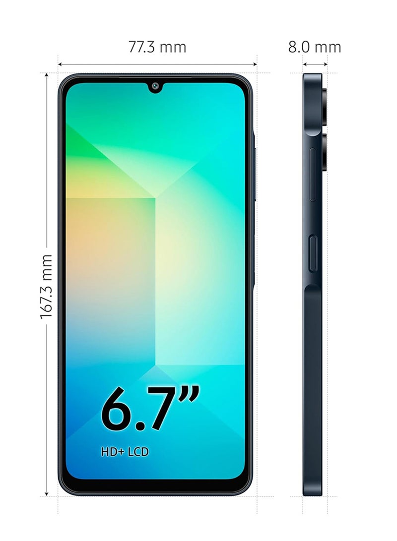 سامسونج - Galaxy A06 4G Dual SIM Black 6GB RAM 128GB - Middle East Version - Image 1