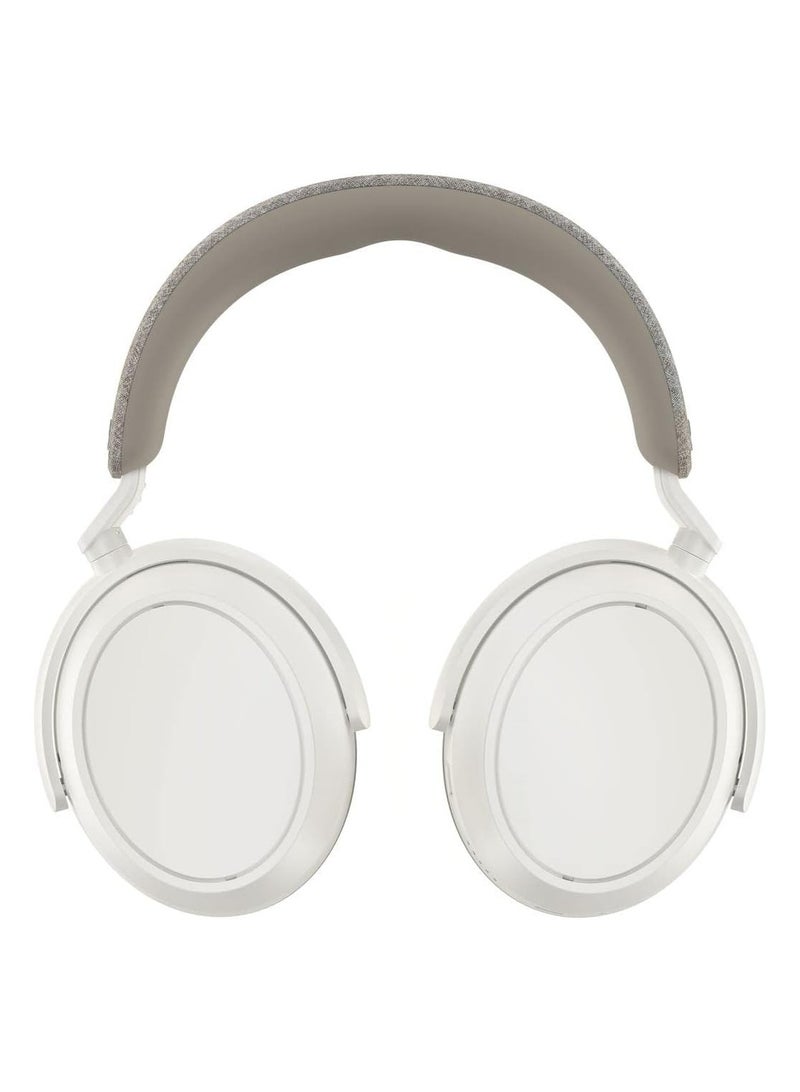 Sennheiser Momentum 4 Wireless Bluetooth Headset for Crystal-Clear Calls with Adaptive Noise Cancellation, 60h Battery Life, Customizable Sound White - Image 2