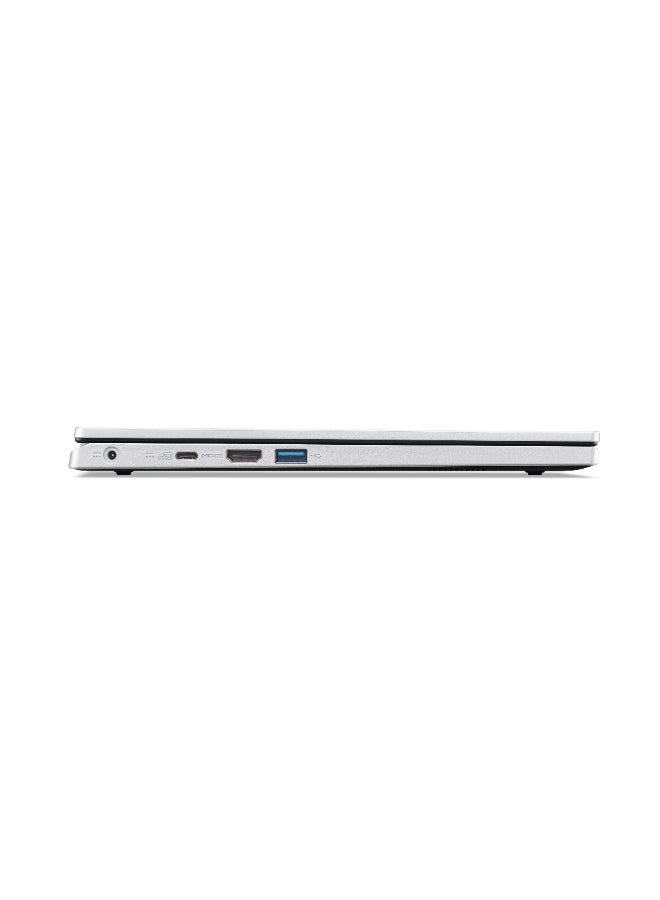 Acer Aspire Lite Laptop With 14-Inch Full HD(1920X1080) Display, Core i3-N300 Processor/8GB RAM DDR5/512GB SSD/Windows 11/Intel UHD Graphics/ English/Arabic Silver  - Image 4