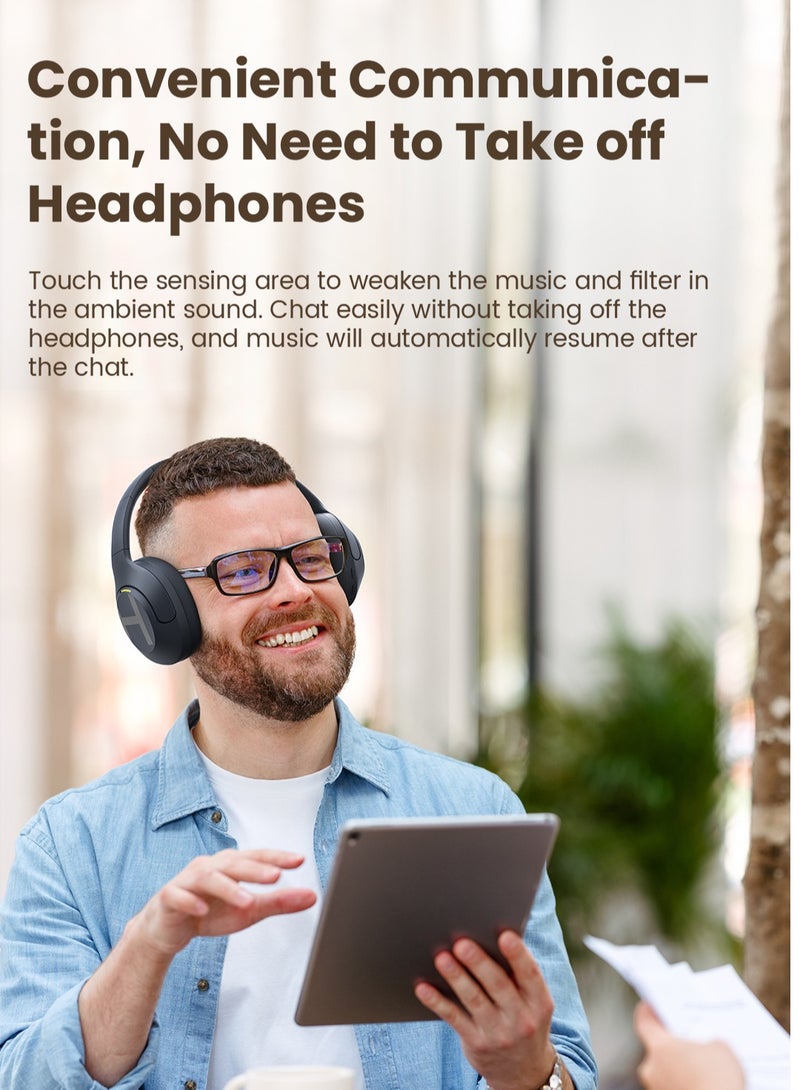 هايلو سماعات رأس لاسلكية بتقنية البلوتوث ANC طويلة الأمد تعمل على تقليل الضوضاء وتأخير منخفض لهاتف الكمبيوتر الشخصي حسب الطلب - Image 3