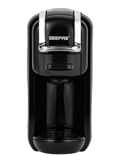 GEEPAS 4-in-1 Capsule Coffee Machine | Compatible with all Brand Capsules|  Fast Heating System, One-Touch Button Operation| 20 bar pump, Removable 0.6L Water Tank , Mini Size Fits Anywhere | 2 Years Warranty 600 ml 1450 W GCM41526-BK Black  - Image 2