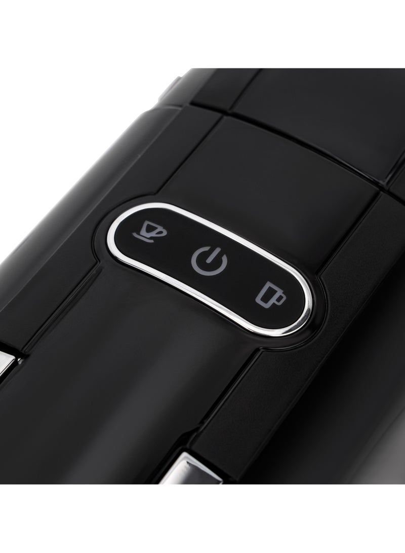 GEEPAS - 4-in-1 Capsule Coffee Machine | Compatible with all Brand Capsules|  Fast Heating System, One-Touch Button Operation| 20 bar pump, Removable 0.6L Water Tank , Mini Size Fits Anywhere | 2 Years Warranty 600 ml 1450 W GCM41526-BK Black - Image 1