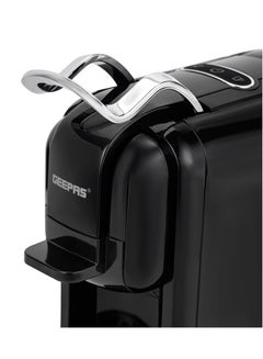 GEEPAS 4-in-1 Capsule Coffee Machine | Compatible with all Brand Capsules|  Fast Heating System, One-Touch Button Operation| 20 bar pump, Removable 0.6L Water Tank , Mini Size Fits Anywhere | 2 Years Warranty 600 ml 1450 W GCM41526-BK Black  - Image 4