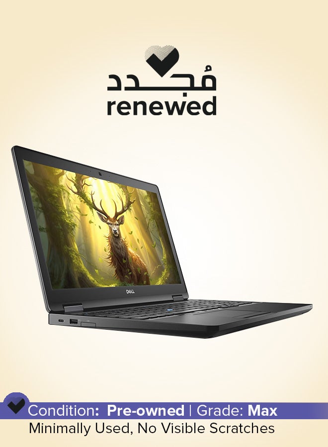 DELL Renewed - Latitude 5591 Laptop With 15.6-Inch Display,Core i7-8850H/Hexa Core/8th Gen/16GB RAM/512GB SSD/Intel UHD Graphics English Black  - Image 1