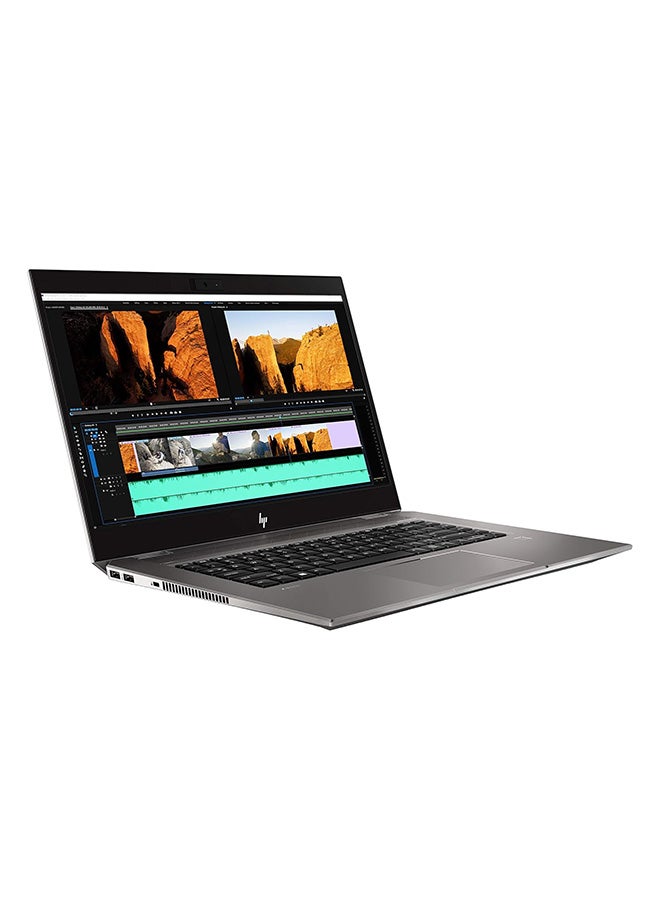 HP Renewed - ZBook Studio G5 Laptop With 15.6-Inch Display, Core i7-8th Gen/16GB RAM/512GB SSD/4GB Nvidia Quadro P1000 English Silver - Image 3