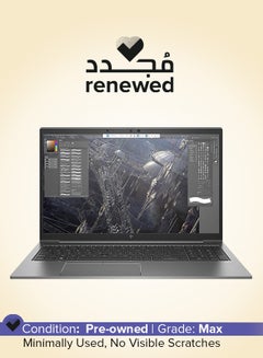Renewed - Zbook Firefly 15 G7 Mobile Workstation With 15.6-Inch Display, Core I7 Processor 10Th Gen /16Gb Ram/512 Ssd/ 4 Gb Nvidia Quadro P520 Silver English Silver
