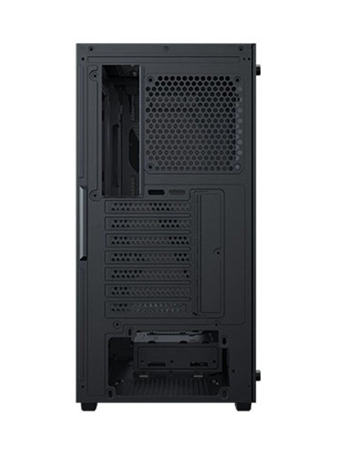 زيجماتيك Blade RGB ATX Mid Tower Gaming Case, U31 & U22, Meshed Grill Front Panel & Left Tempered Glass, 4 Pcs*20C Auto Running LED Fan, Top Mount I/O Ports | EN40887 Black  - Image 5