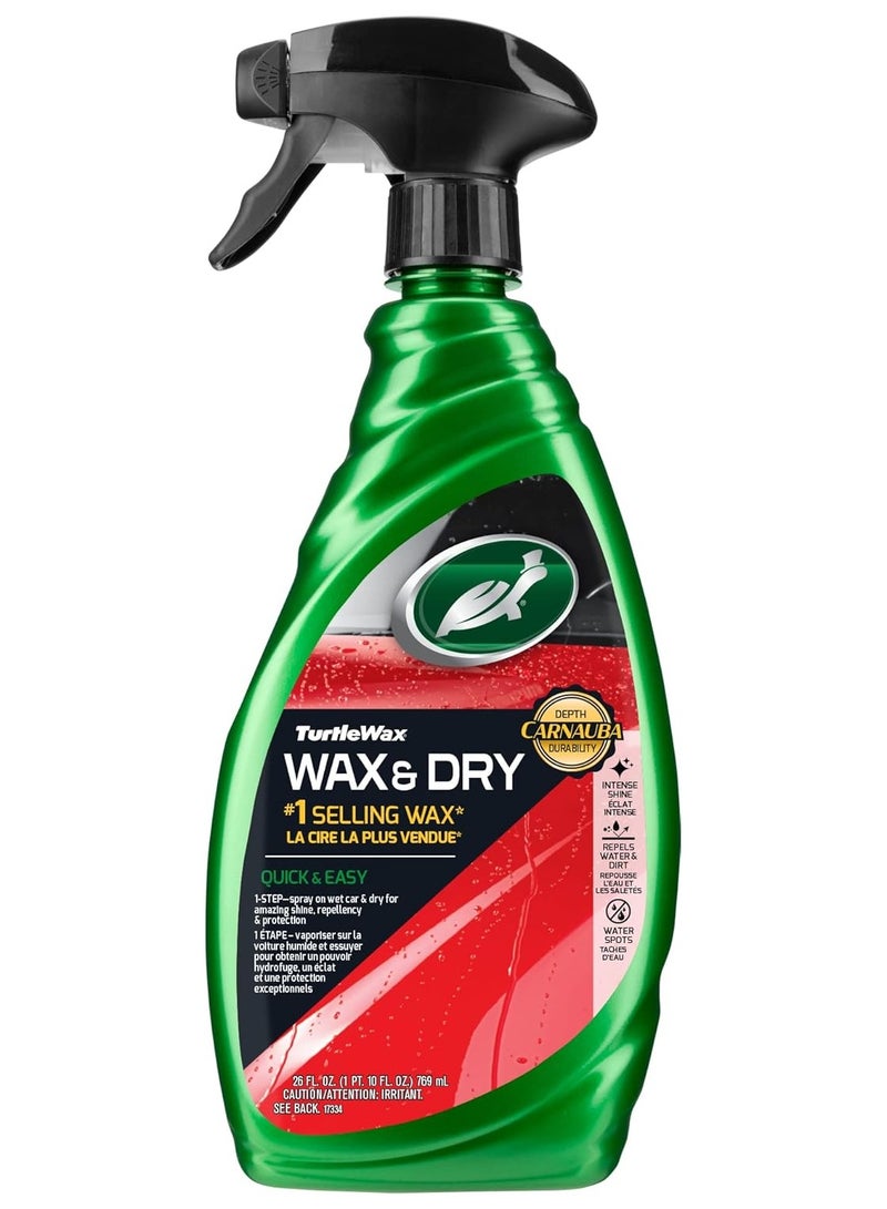 Turtle wax Wax & Dry Spray 769 ml  - Image 1