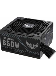 ASUS TUF Gaming 650W Bronze Power Supply (TUF-GAMING-650B) – 80 Plus Bronze, Active PFC, 120,000+ Hour MTBF, 51A +12V Rail, Dual 6+2 PCI-E, 4x SATA, 4x Peripheral, ATX12V, Comprehensive Protection (OPP/OVP/UVP/SCP/OCP/OTP), ROHS Compliant | 90YE00D1-B0NA00 Black  - Image 2