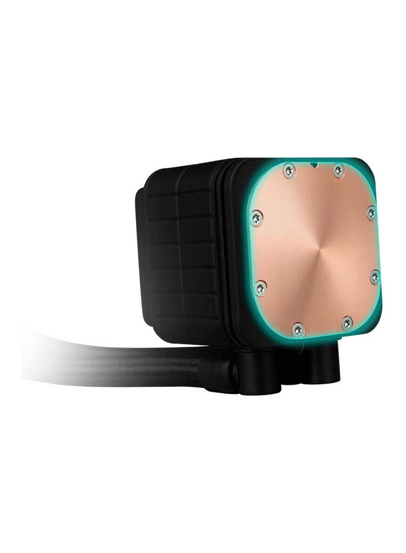 ASUS Prime LC 360 ARGB All-in-one CPU liquid cooler with specially designed CPU contact area and finned channels, water block with infinity mirror lens options, pre-installed ARGB fans and Aura lighting | 90RC0101-B0EAY0 Black - Image 3