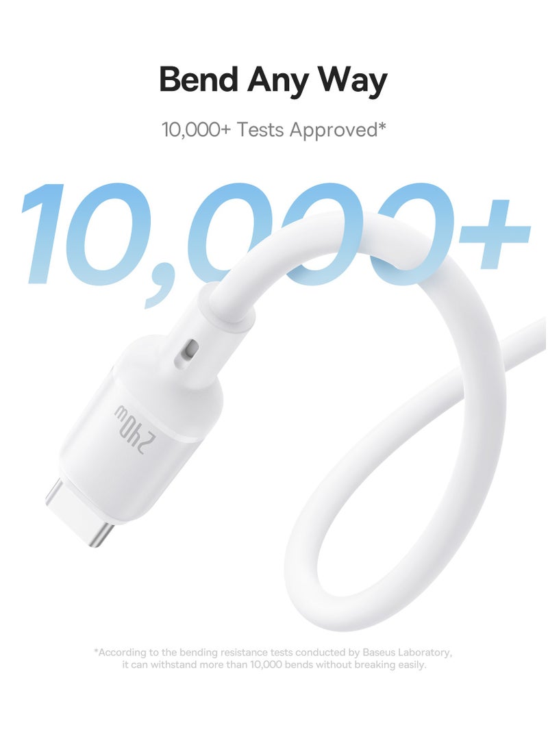 Baseus Magnetic USB-C Charger Cable, 3.3ft Fast Charging Type C Cable Compatible with iPhone 16/15 Series, MacBook Pro/Air, Samsung S24/23 Ultra, Google Pixel, OnePlus, OPPO, Xiaomi, Laptops, iPad Air/Pro, Microsoft Surface, Air Pods Pro & More- 240W - Blue  - Image 4