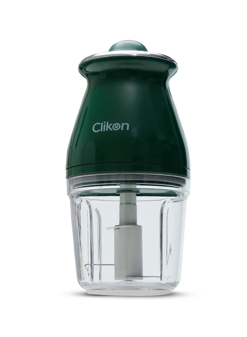 كليكون Powerful Electric Chopper With Glass Bowl For Vegetables And Meat 0.6 L 200 W CK2679 Green  - Image 2