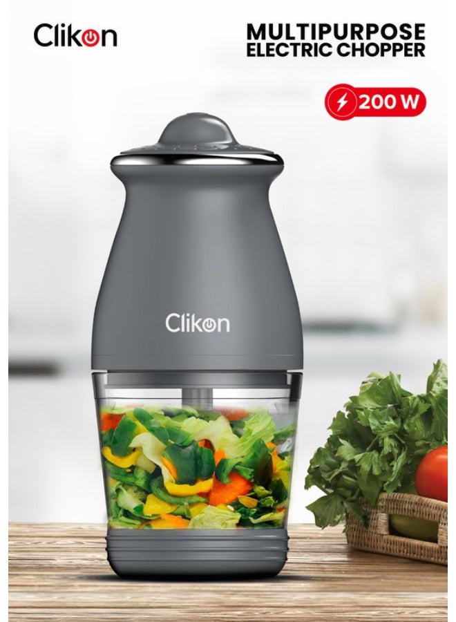 Clikon Electric Glass Chopper 200 W CK2689 Grey - Image 1