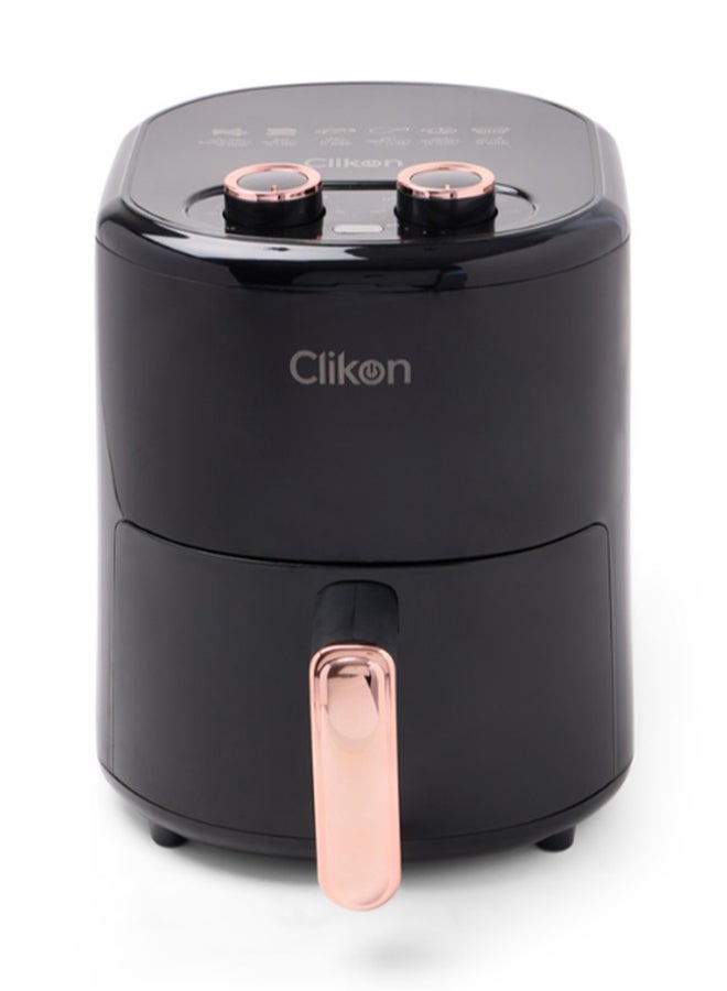كليكون Non-Stick Air Fryer - With Aero Crisp Technology & Overheat Protection 4 L 1200 W CK353 Black/Brown  - Image 3