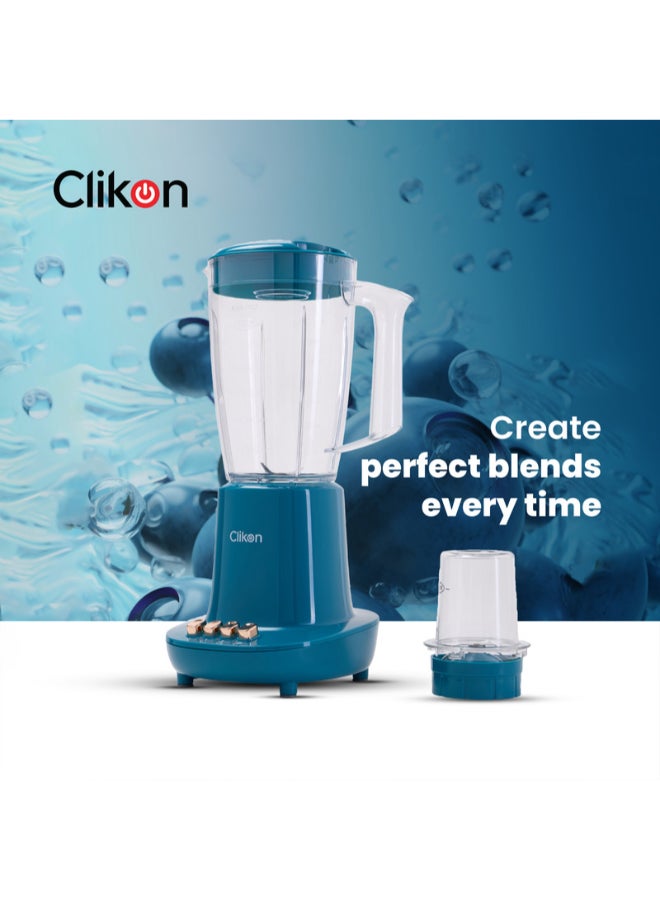كليكون 2-In-1 Juicer Blender Chopper Set 1.5 L 600 W CK2668 Green  - Image 2