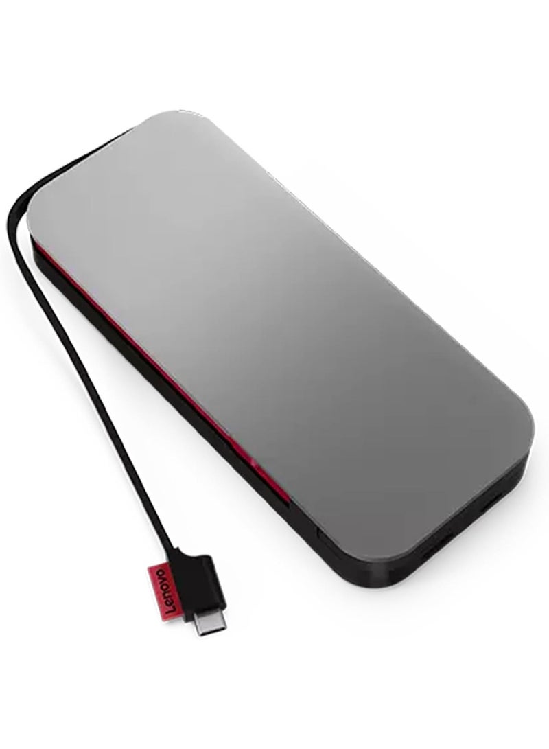 Lenovo 20000 mAh Go USB-C Laptop Power Bank Thunder Black - Image 1