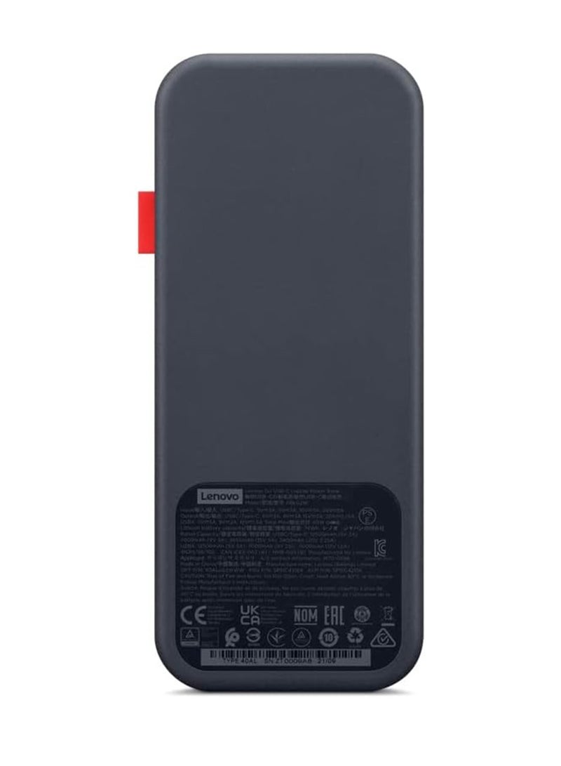 Lenovo 20000 mAh Go USB-C Laptop Power Bank Thunder Black - Image 2