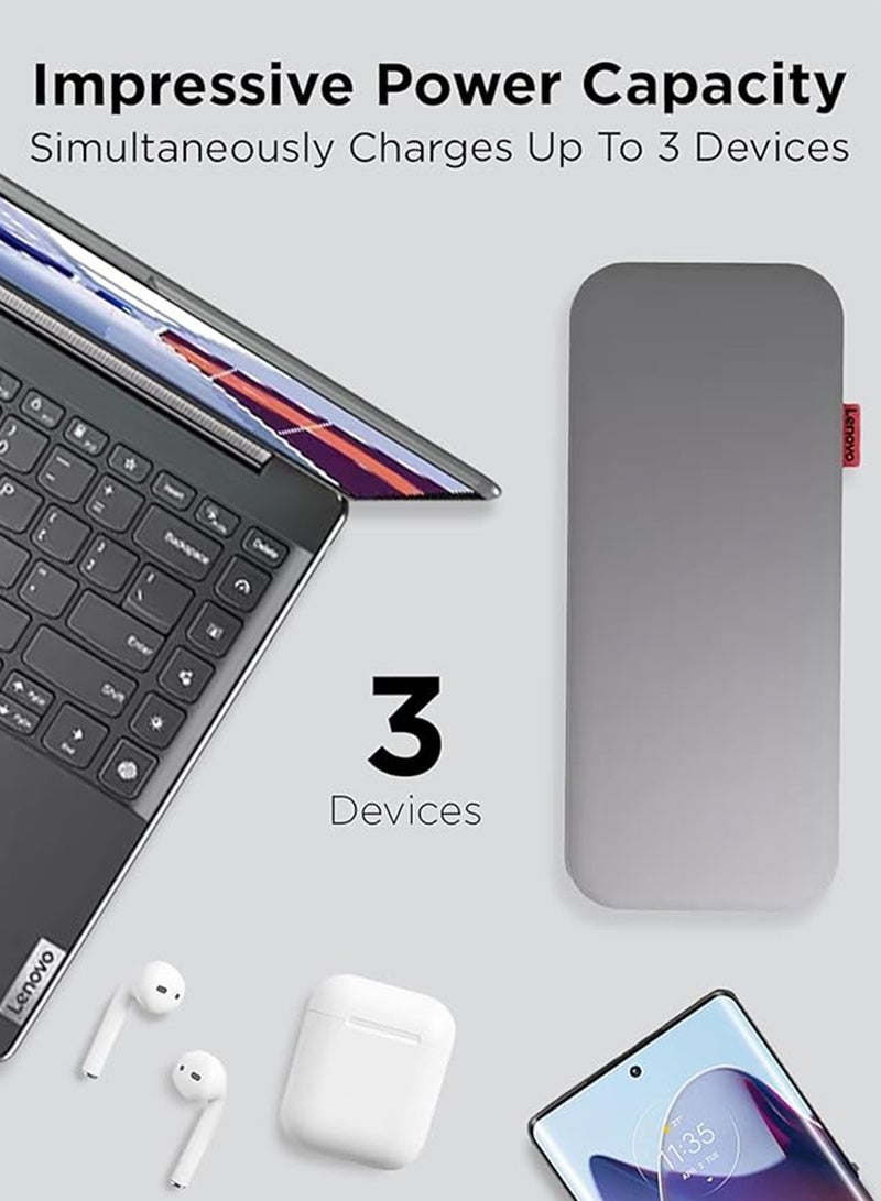 Lenovo 20000 mAh Go USB-C Laptop Power Bank Thunder Black - Image 3