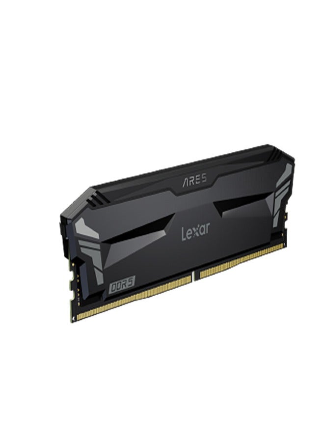 ليكسار ARES 16GB DDR5 OC Desktop Memory with HEATSINK, speed 4800 MHz, JEDEC 79-5/XMP 3.0 Standard CL38, UDIMM 140 x 43.5 x 7.9 mmmm black - Image 3