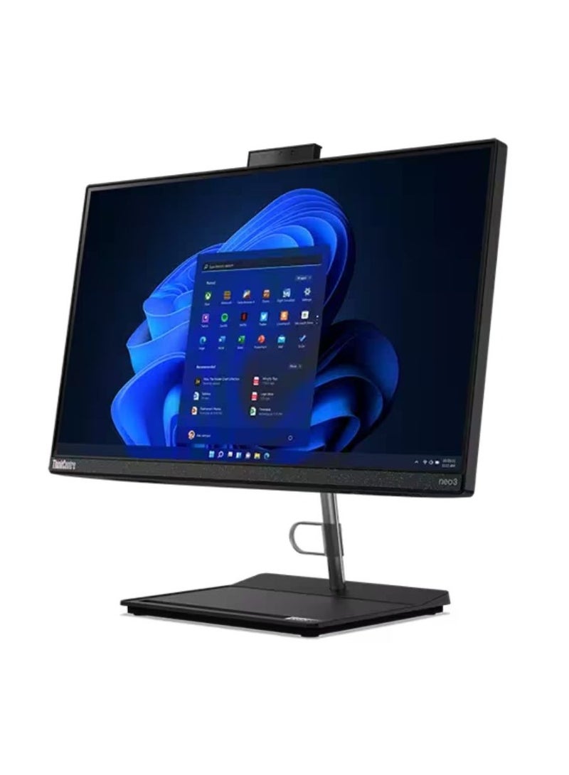 Lenovo - 2024 Newest Lenovo All-in-One Neo30a-22inch Desktop, 13th Generation Intel Core i5-13420H Processor| 8GB DDR4 RAM| 512GB SSD | Intel® UHD Graphics | 21.5" FHD Display| Windows 11 Pro English Raven Black - Image 1