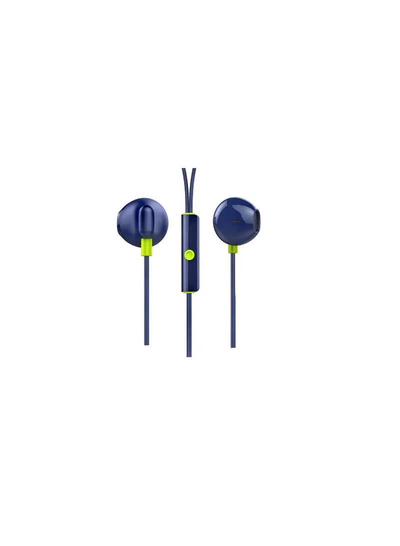 Oraimo Wired Earphone Halo Lite OEP-320 - Blue - Image 2