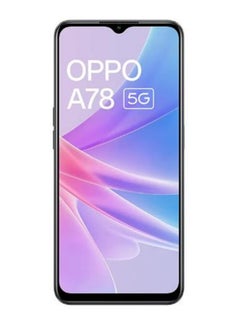 أوبو A78 5G Dual SIM Glowing Black 8GB RAM 256GB  - Image 2