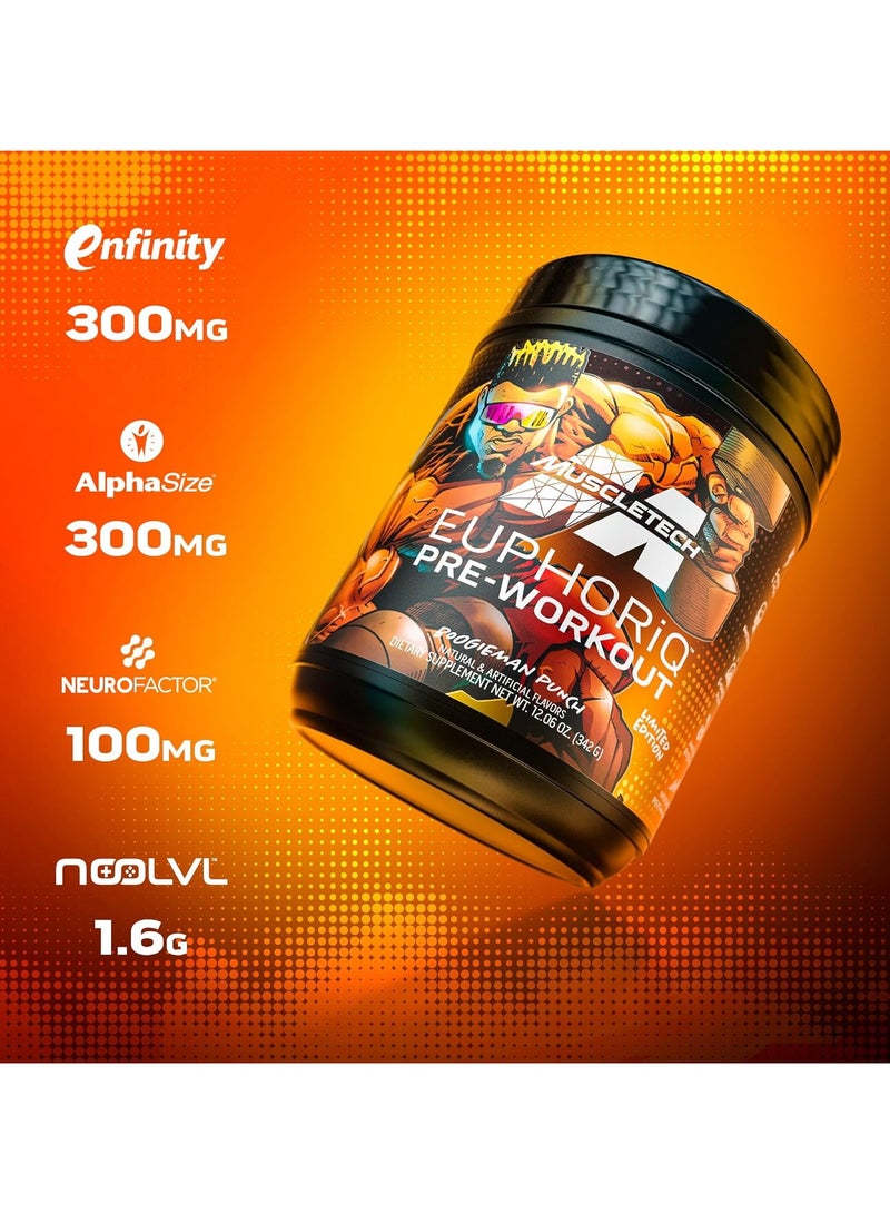 ماسل تيك - Pre Workout Powder Euphoriq For Men And Women 20 Servings - Image 1