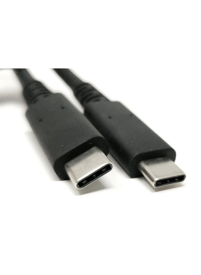 HP Cable  930475-001 - USB-C to USB-C Gen1 1.0M Black - Image 2